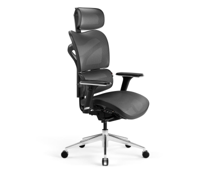 Fotel ergonomiczny DIABLO Chairs V-COMMANDER czarno-szary